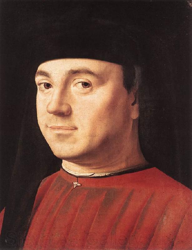 Antonello da Messina Portrait of a Man  kjjjkj Norge oil painting art